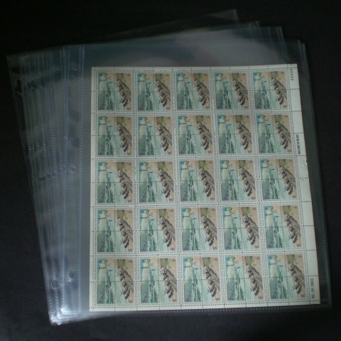 Supersafe 1-Pocket Mint Sheet Polypropylene Pages (100)