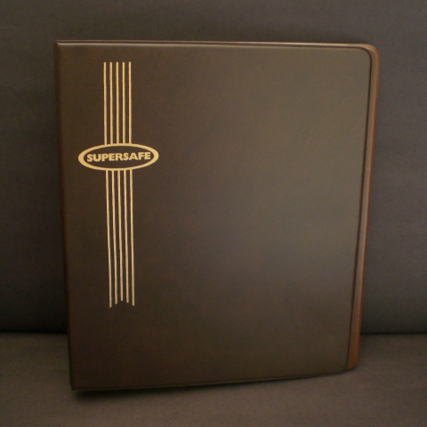 Supersafe Standard Size Binder in Brown