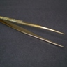 Showgard 908G Tongs, Sharp Point Tip, Professional Length, Gold Plated