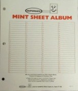 Supersafe Mint Sheet Index Page